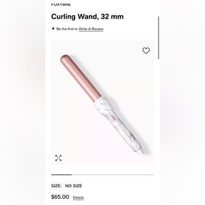Foxybae curling wand 32mm